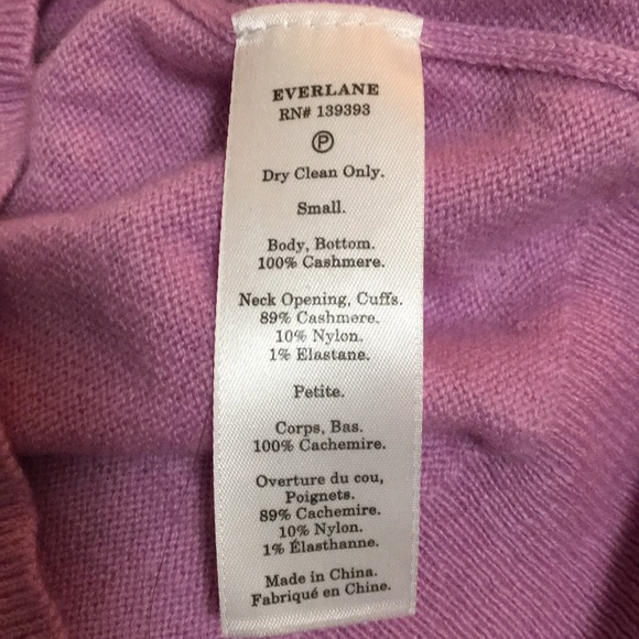 SOLD✔️1/6: Everlane 100% Cashmere Crewneck Sweater - Picture 6 of 6